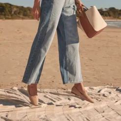 ADRIANA LEATHER BALLET FLATS>EOS Footwear New