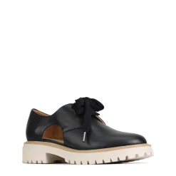 ANISE CUT-OUT LOAFERS LEATHER><noscript><img width=