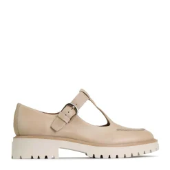 ANJA T-BAR LOAFERS LEATHER>EOS Footwear Clearance