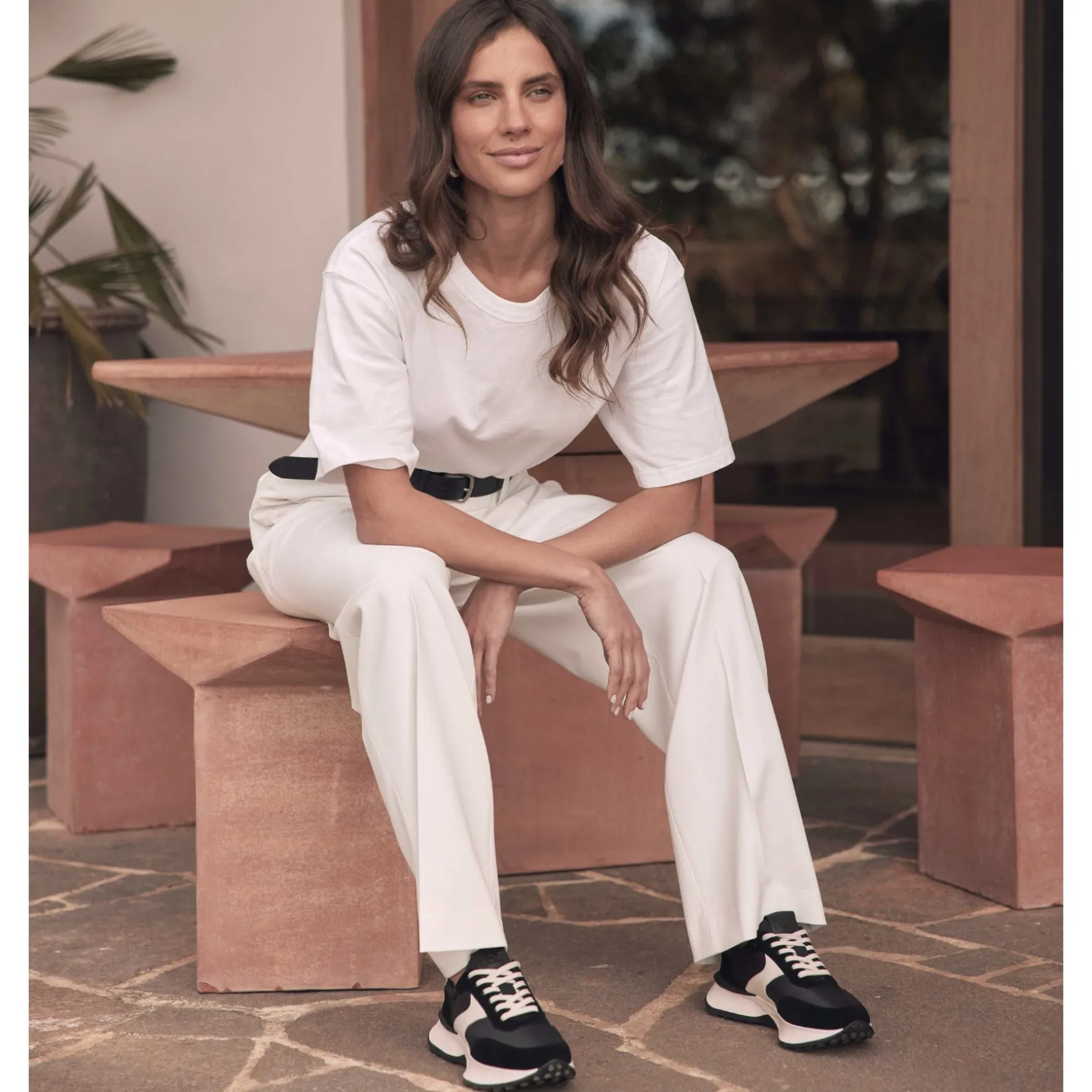 BLISS LEATHER CHUNKY SNEAKERS>EOS Footwear Cheap