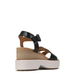 BROOKE LEATHER WEDGE SANDAL><noscript><img width=