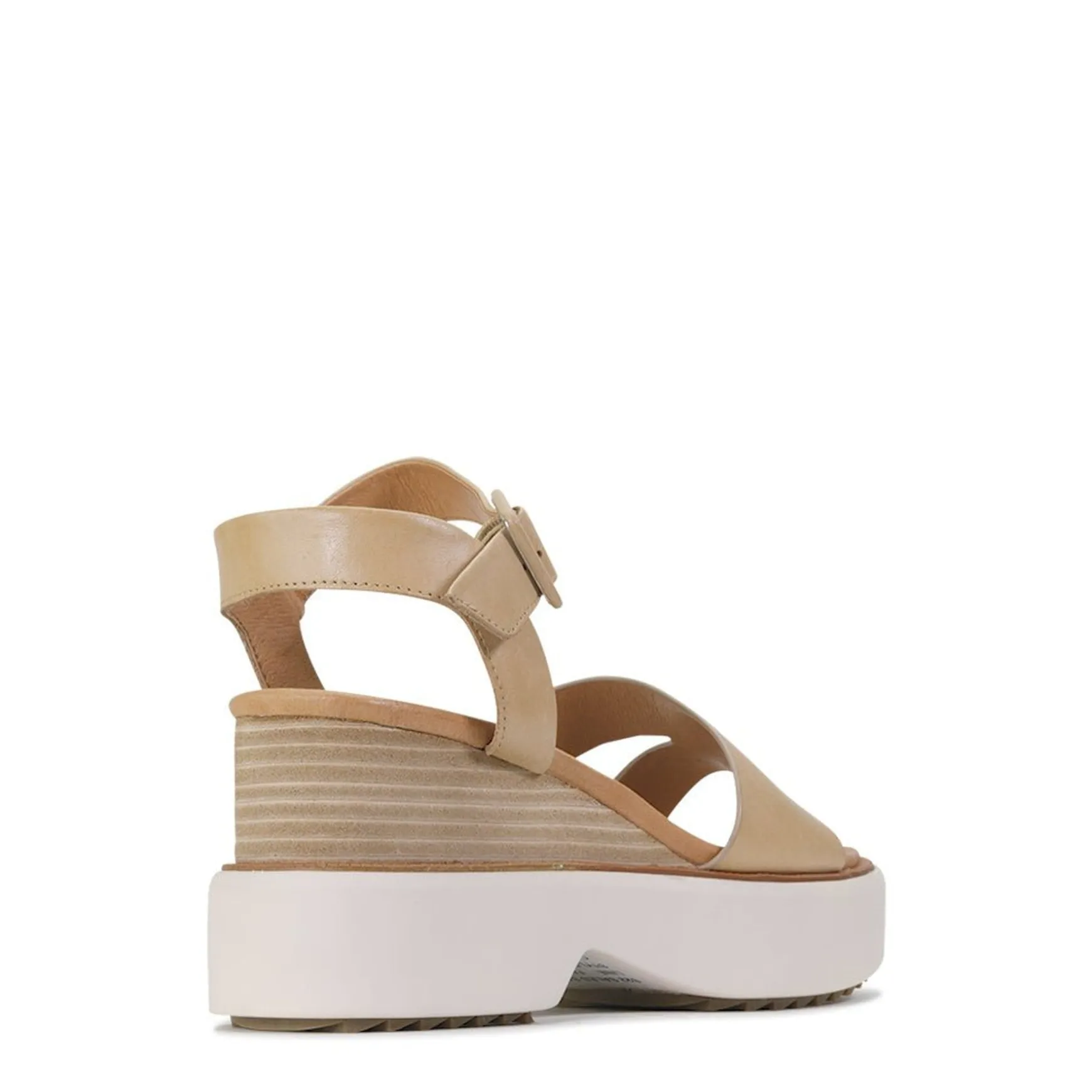 BROOKE LEATHER WEDGE SANDAL>EOS Footwear Cheap