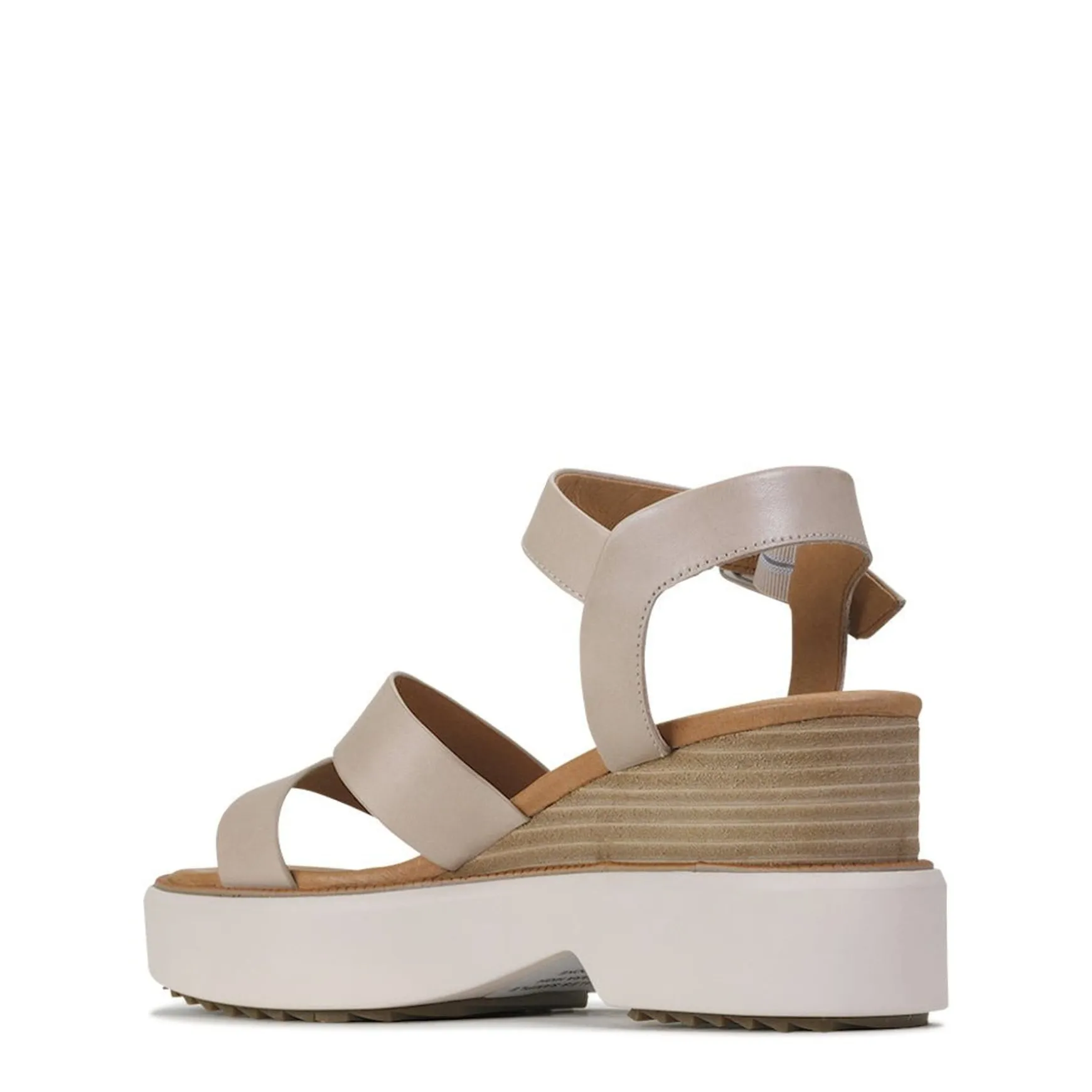 BROOKE LEATHER WEDGE SANDAL>EOS Footwear Cheap