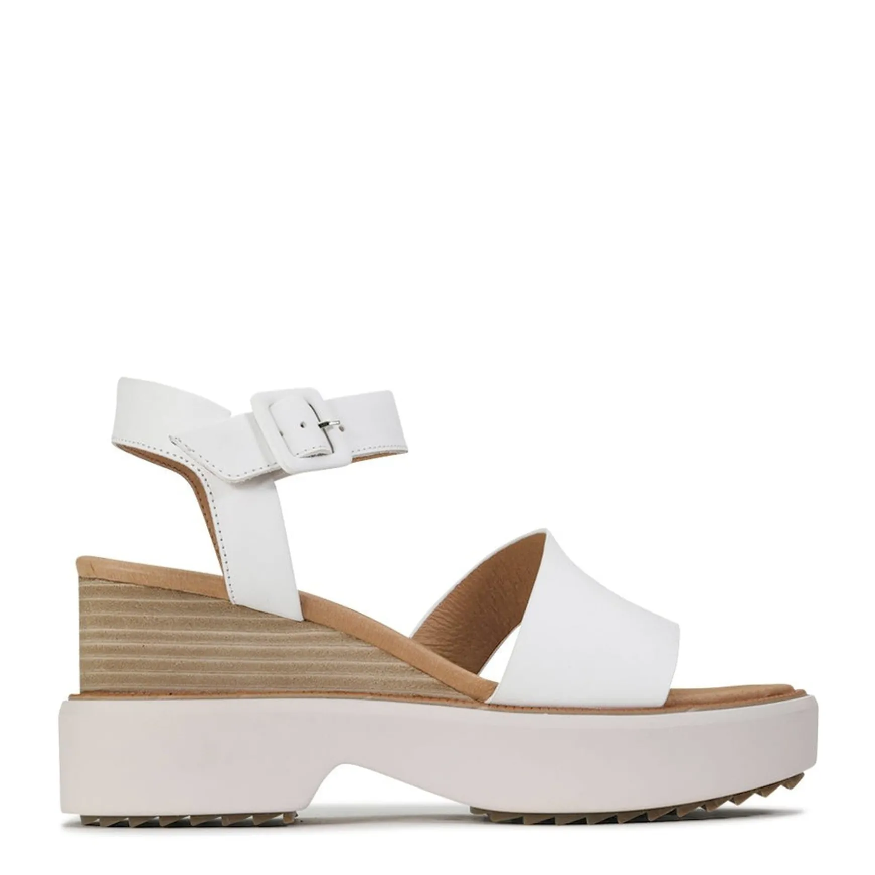 BROOKE LEATHER WEDGE SANDAL>EOS Footwear Cheap