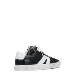 BURN LOW-TOP LEATHER SNEAKERS><noscript><img width=