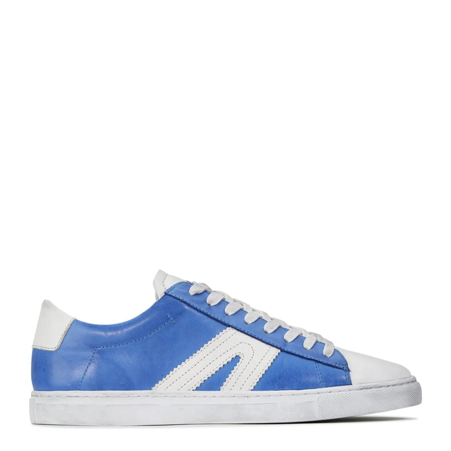 BURN LOW-TOP LEATHER SNEAKERS>EOS Footwear Shop