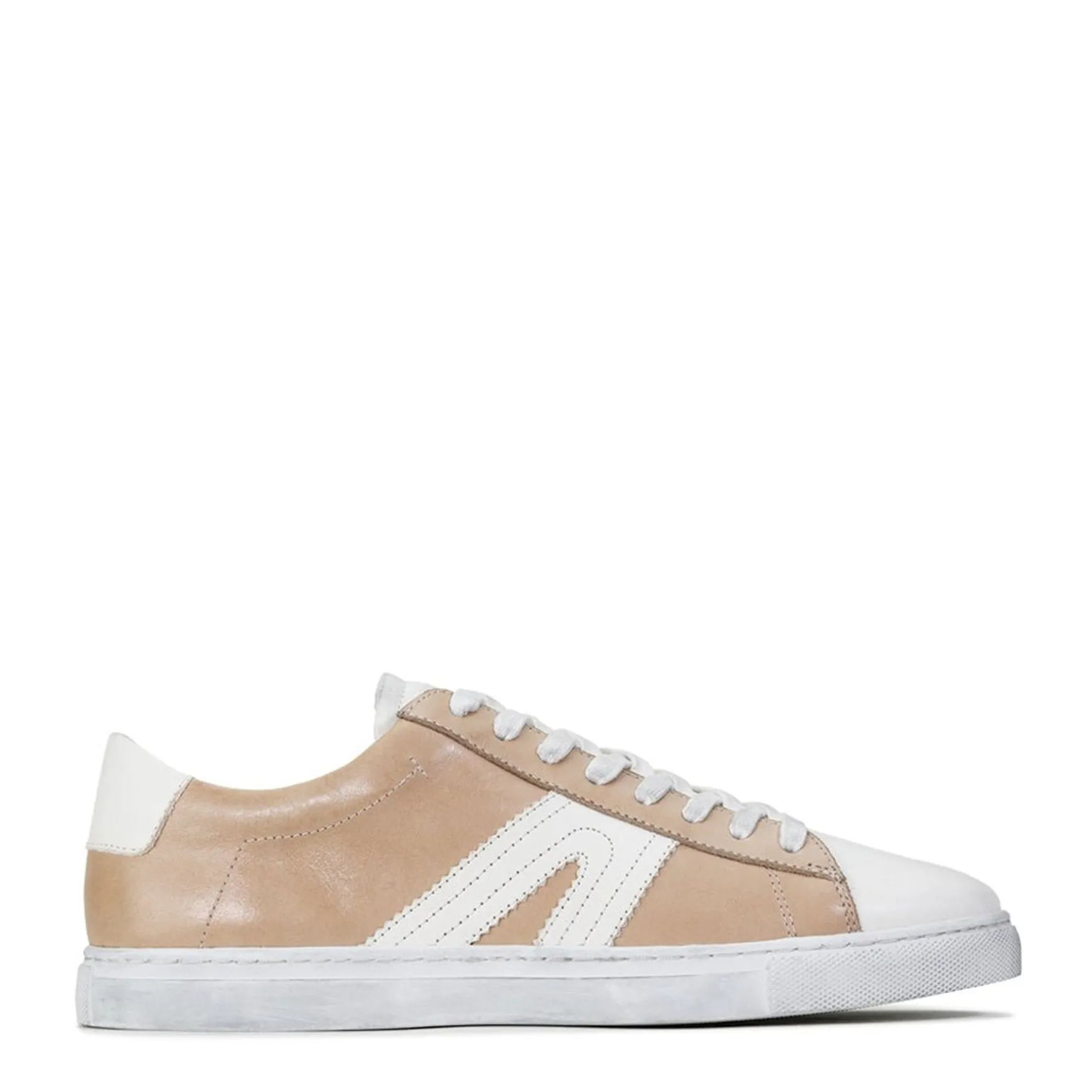 BURN LOW-TOP LEATHER SNEAKERS>EOS Footwear Shop