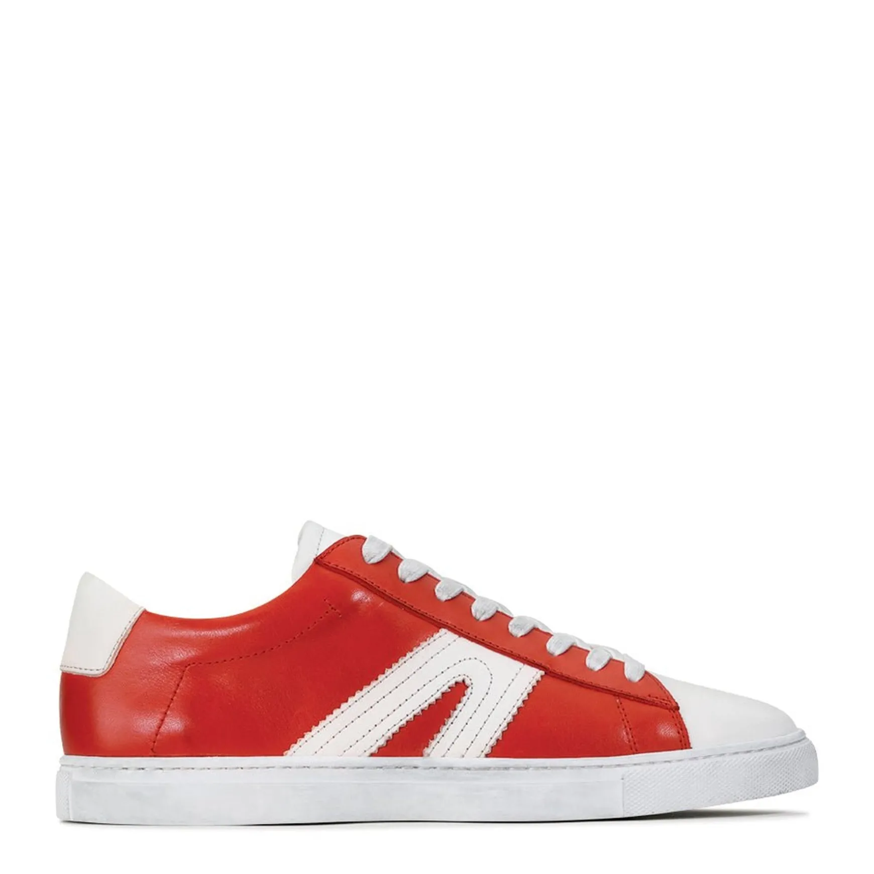 BURN LOW-TOP LEATHER SNEAKERS>EOS Footwear Shop