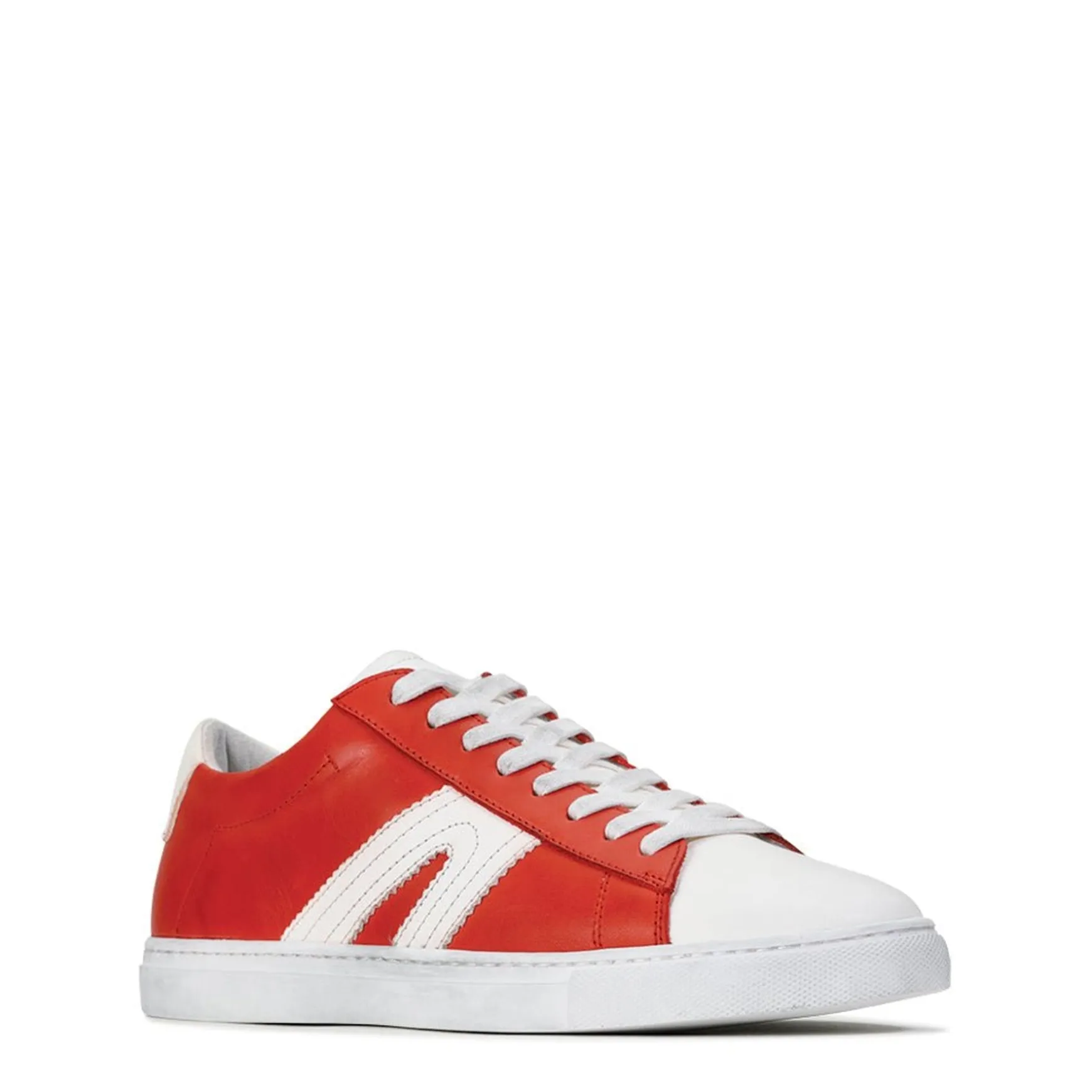 BURN LOW-TOP LEATHER SNEAKERS>EOS Footwear Shop