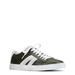 BURN LOW-TOP LEATHER SNEAKERS><noscript><img width=