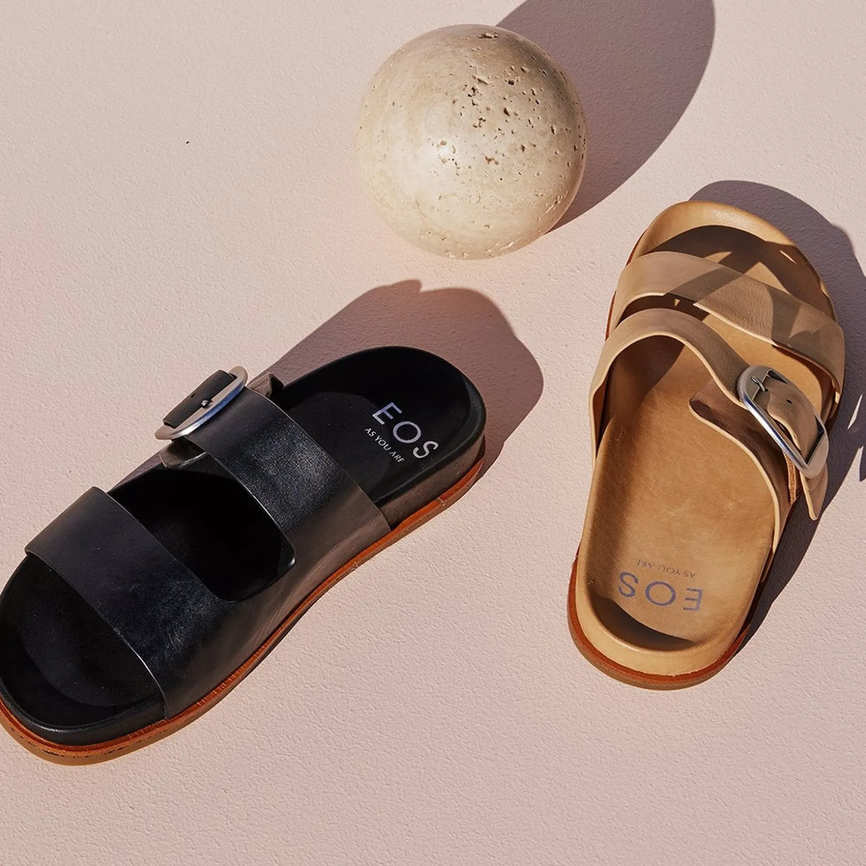 CARAFE FUSSBETT SLIDE LEATHER>EOS Footwear Hot