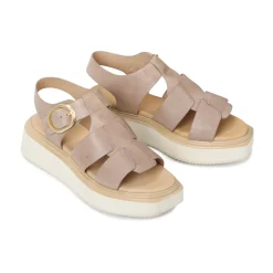 CARENA GLADIATOR LEATHER SANDALS><noscript><img width=