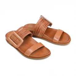 CARMICE LEATHER SANDALS><noscript><img width=