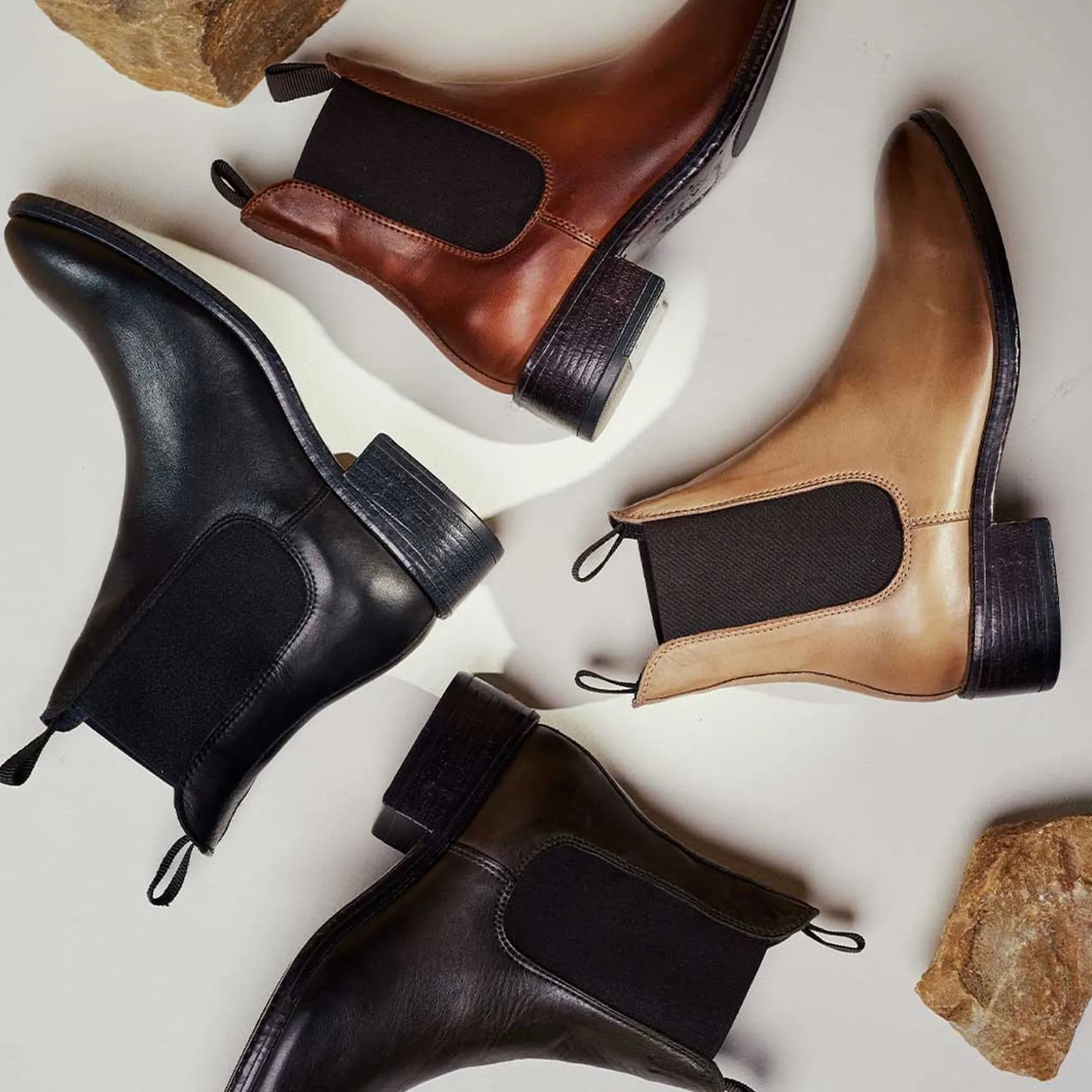 CELINA ANKLE BOOTS LEATHER>EOS Footwear Outlet