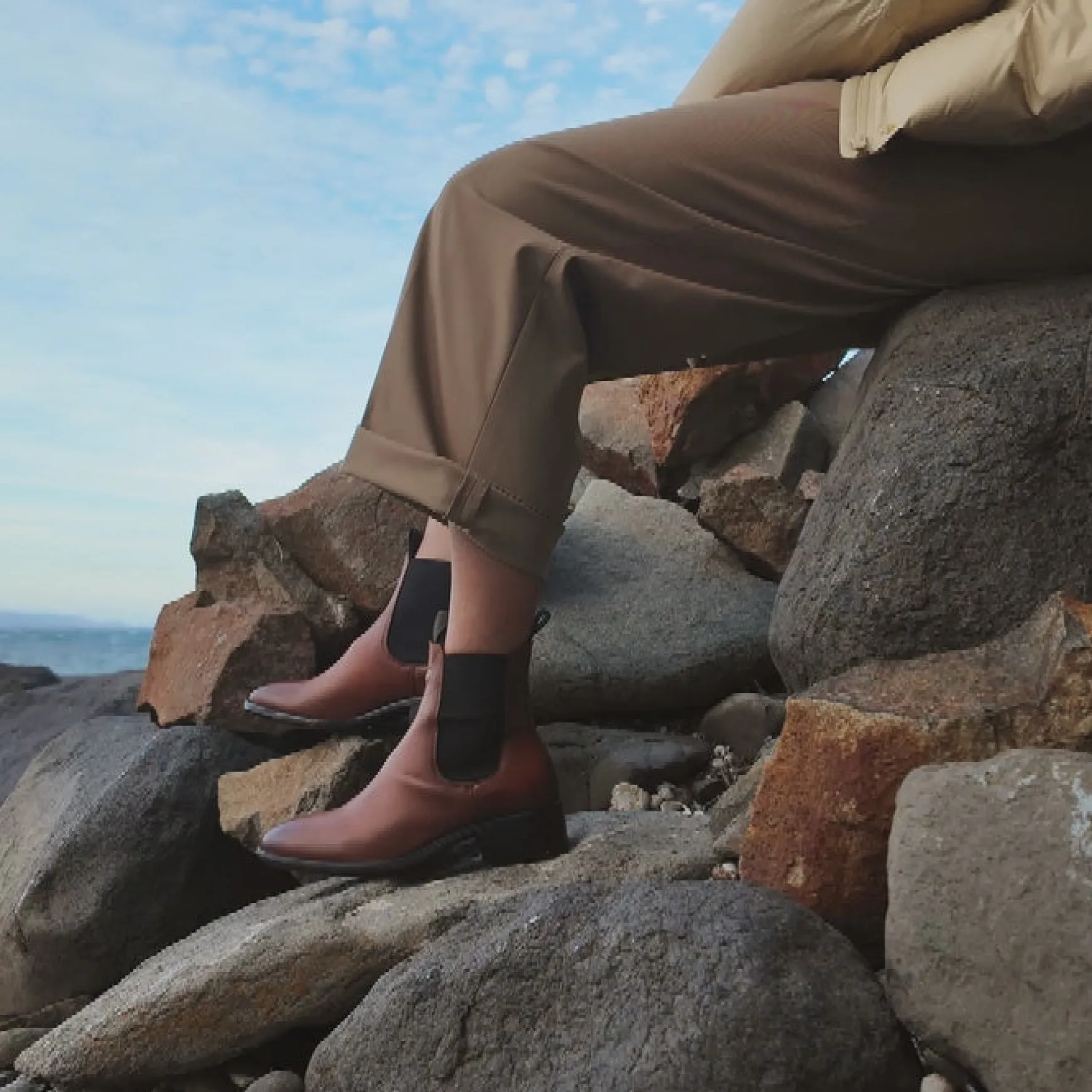 CELINA ANKLE BOOTS LEATHER>EOS Footwear Outlet