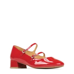 CESSIE LEATHER MARY JANE HEELS><noscript><img width=