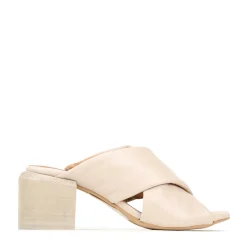 CHARA BLOCK HEEL SANDAL LEATHER>EOS Footwear Cheap