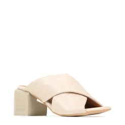 CHARA BLOCK HEEL SANDAL LEATHER>EOS Footwear Cheap
