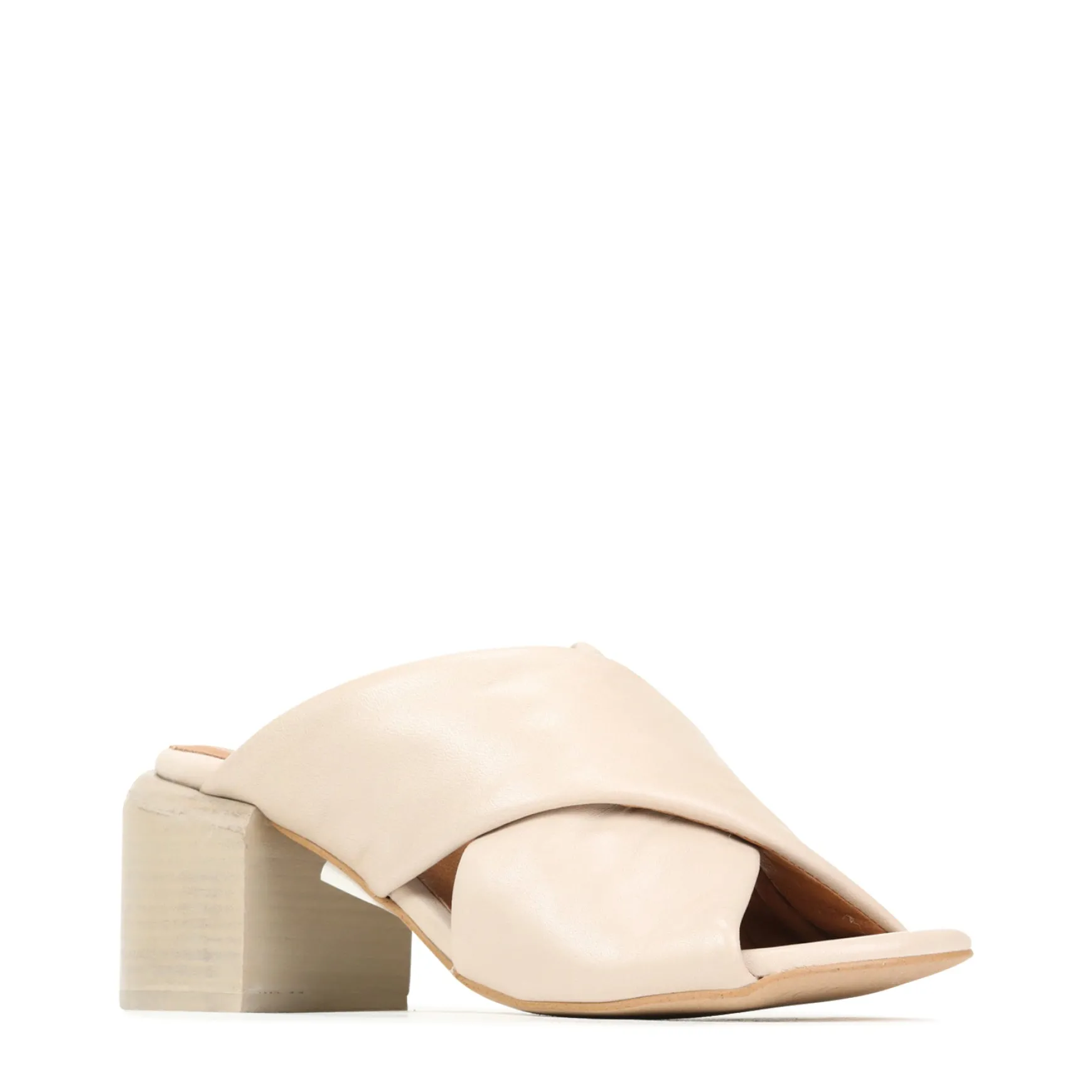 CHARA BLOCK HEEL SANDAL LEATHER>EOS Footwear Cheap