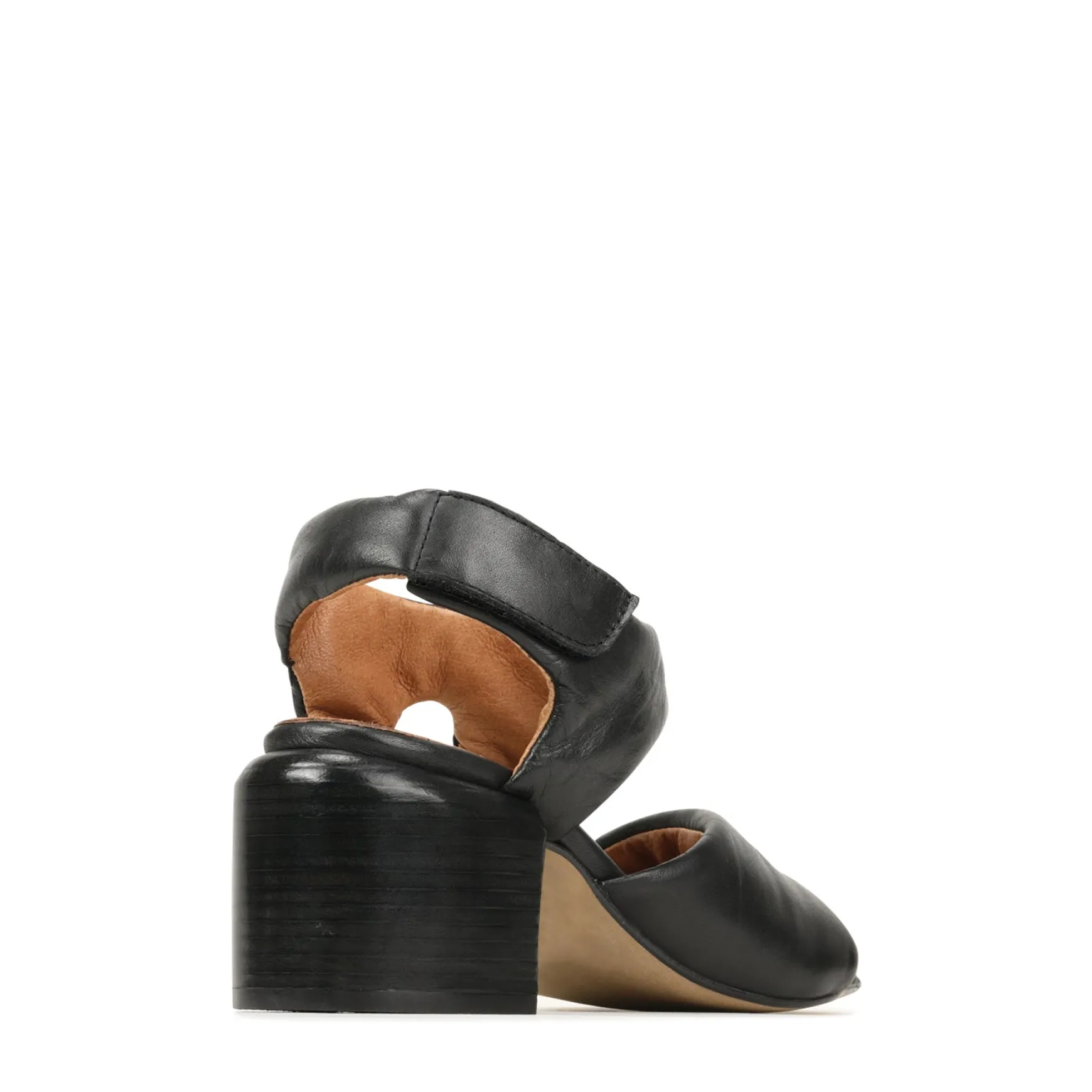 CHARBEL LEATHER BLOCK HEEL SANDALS>EOS Footwear Shop