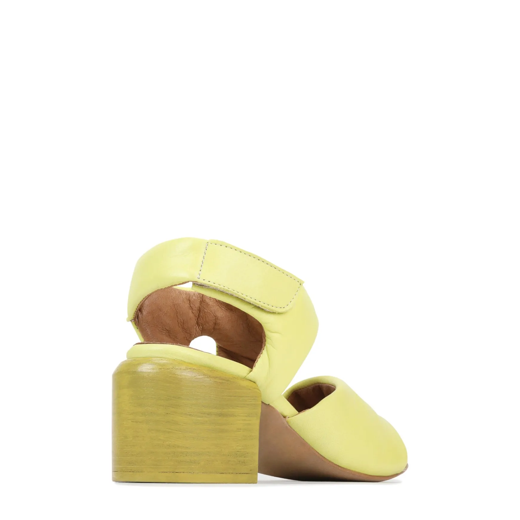 CHARBEL LEATHER BLOCK HEEL SANDALS>EOS Footwear Shop