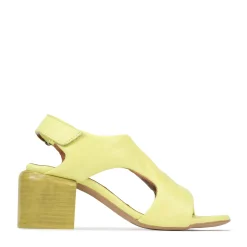 CHARICE LEATHER BLOCK HEEL SANDALS>EOS Footwear Cheap
