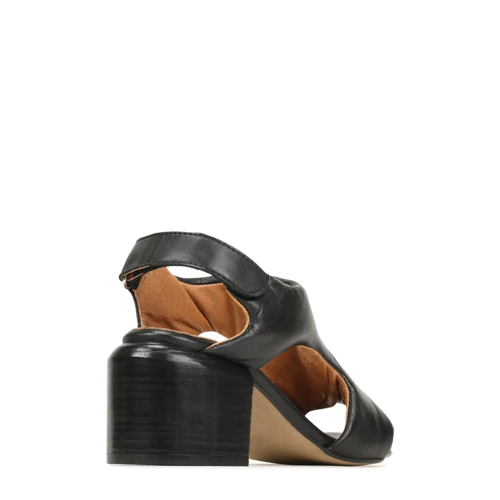 CHARICE LEATHER BLOCK HEEL SANDALS>EOS Footwear Cheap