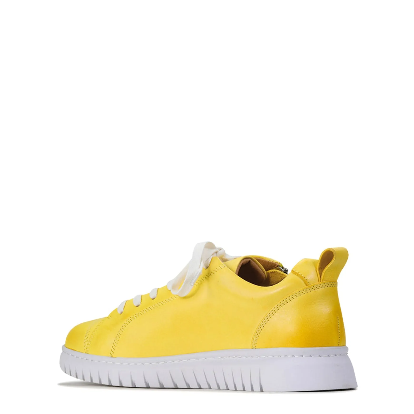 CLARENCE LOW-TOP ZIPPER SNEAKER LEATHER>EOS Footwear New