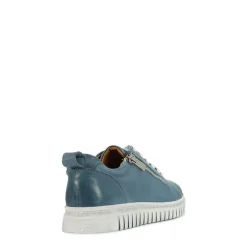 CLARENCE LOW-TOP ZIPPER SNEAKER LEATHER><noscript><img width=