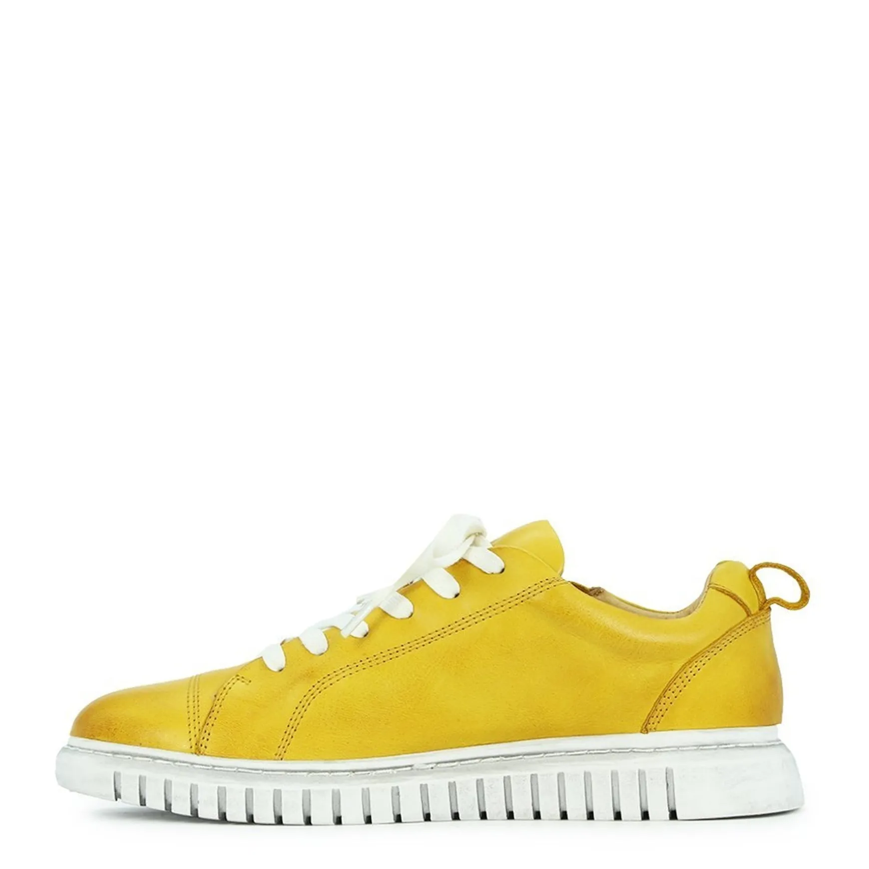 CLARENCE LOW-TOP ZIPPER SNEAKER LEATHER>EOS Footwear New