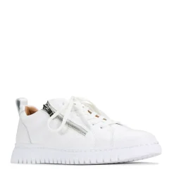 CLARENCE LOW-TOP ZIPPER SNEAKER LEATHER><noscript><img width=