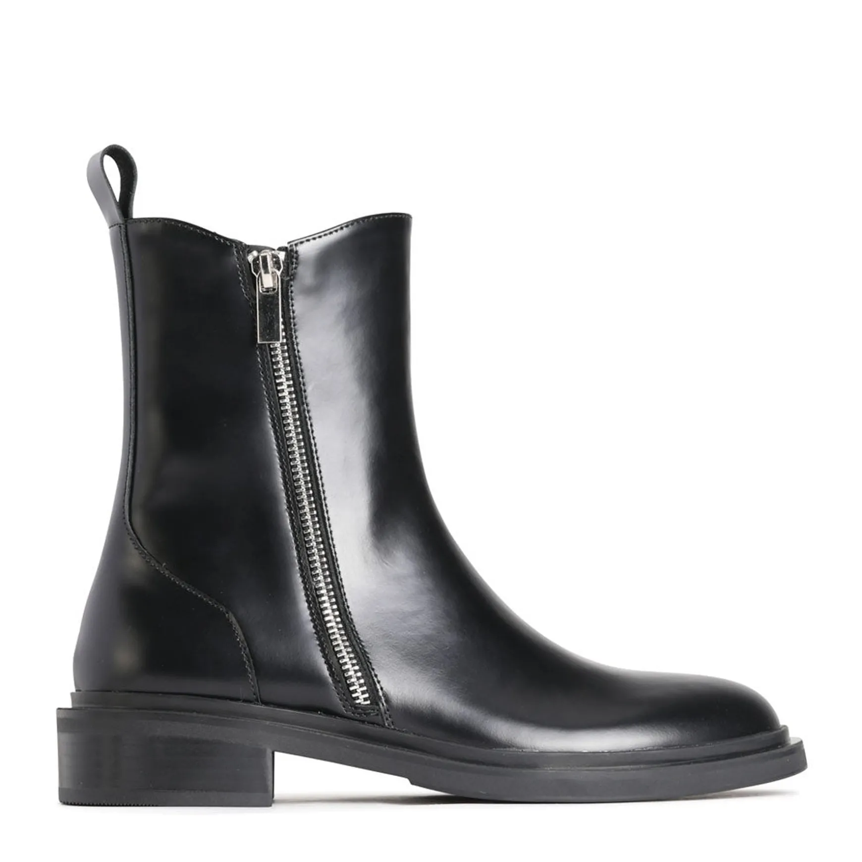 COLLETE ANKLE ZIP BOOTS LEATHER>EOS Footwear New