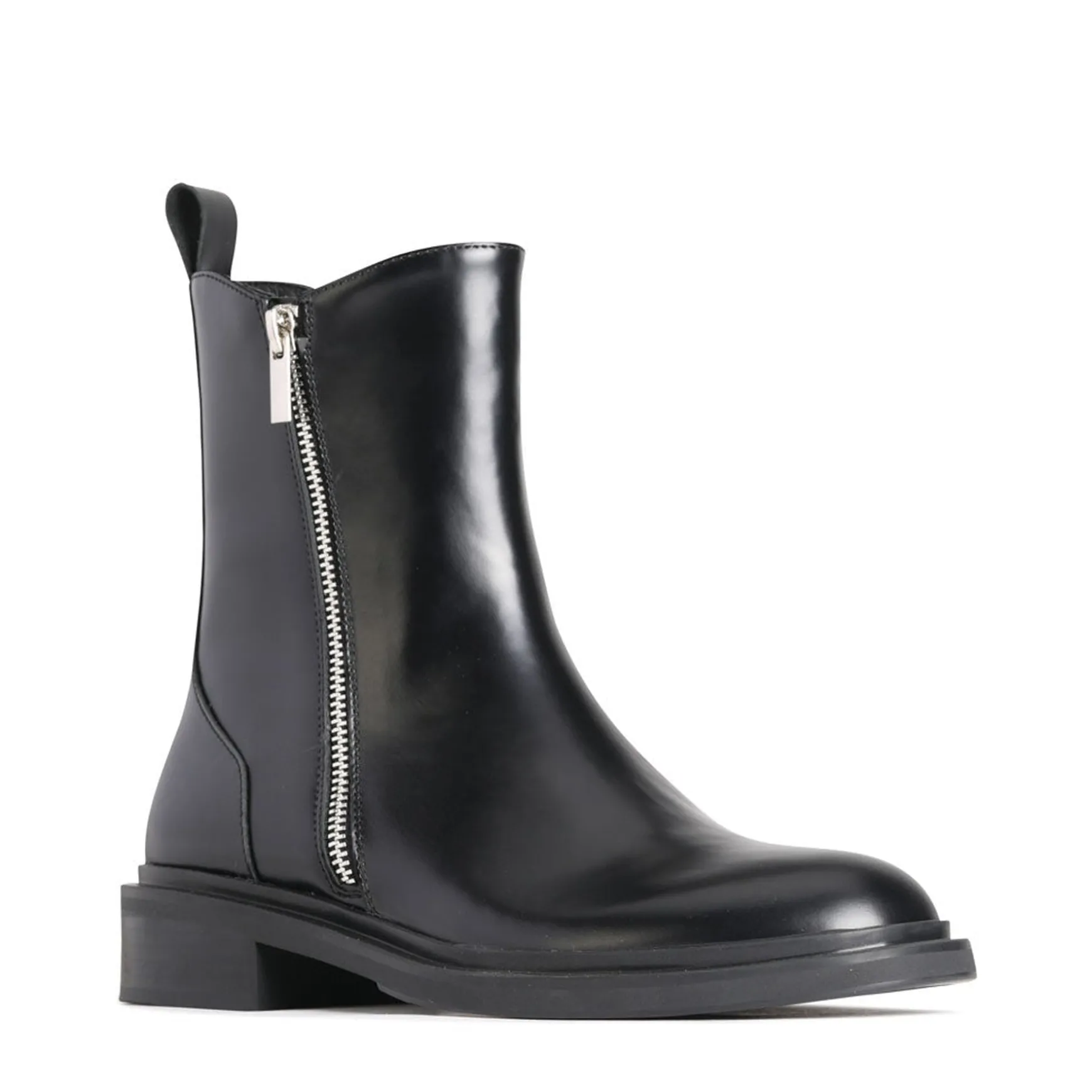 COLLETE ANKLE ZIP BOOTS LEATHER>EOS Footwear New
