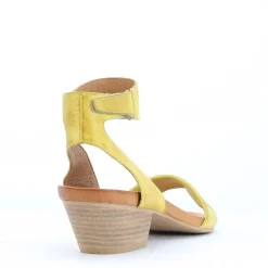 CUBO WOODEN STACK HEEL SANDALS LEATHER><noscript><img width=
