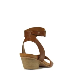 CUBO WOODEN STACK HEEL SANDALS LEATHER><noscript><img width=