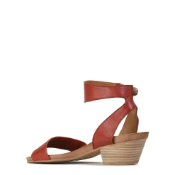 CUBO WOODEN STACK HEEL SANDALS LEATHER><noscript><img width=