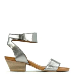 CUBO WOODEN STACK HEEL SANDALS LEATHER><noscript><img width=