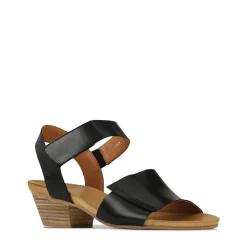 CURA ANKLE STRAP HEEL SANDALS LEATHER><noscript><img width=