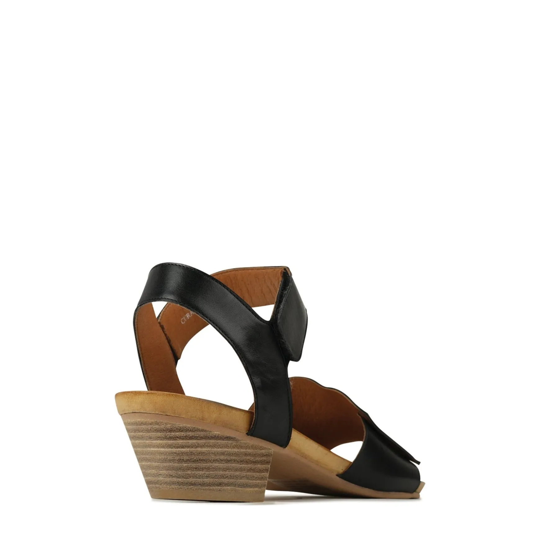 CURA ANKLE STRAP HEEL SANDALS LEATHER>EOS Footwear Sale