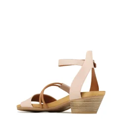 CURO ANKLE STRAP HEEL SANDALS LEATHER><noscript><img width=