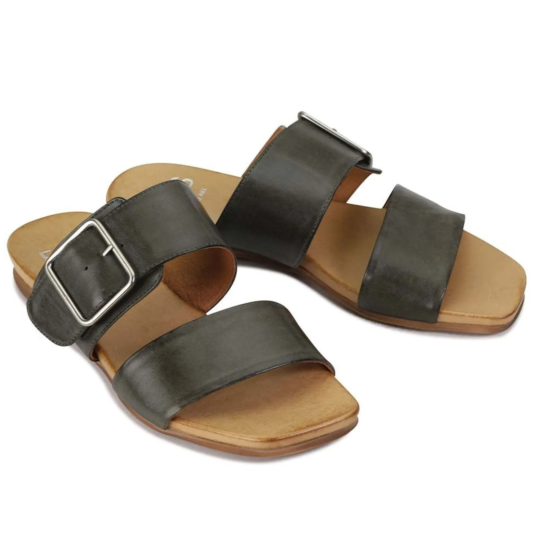 DALLAS LEATHER BUCKLE SANDAL>EOS Footwear New