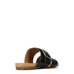 DALLAS LEATHER BUCKLE SANDAL><noscript><img width=
