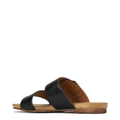 DALLAS LEATHER BUCKLE SANDAL><noscript><img width=