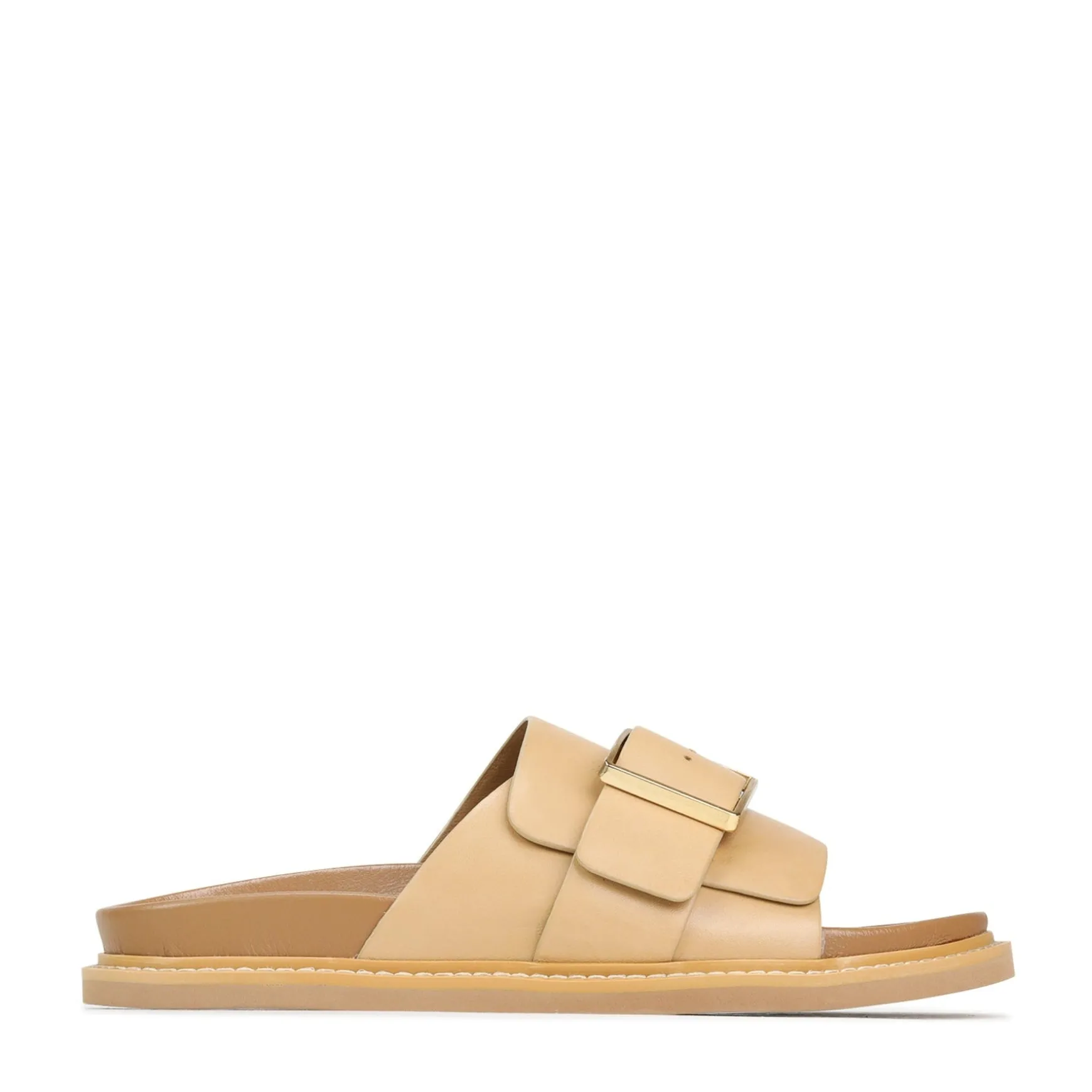 DEDE SLIDE LEATHER SANDALS>EOS Footwear Flash Sale