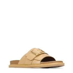 DEDE SLIDE LEATHER SANDALS><noscript><img width=