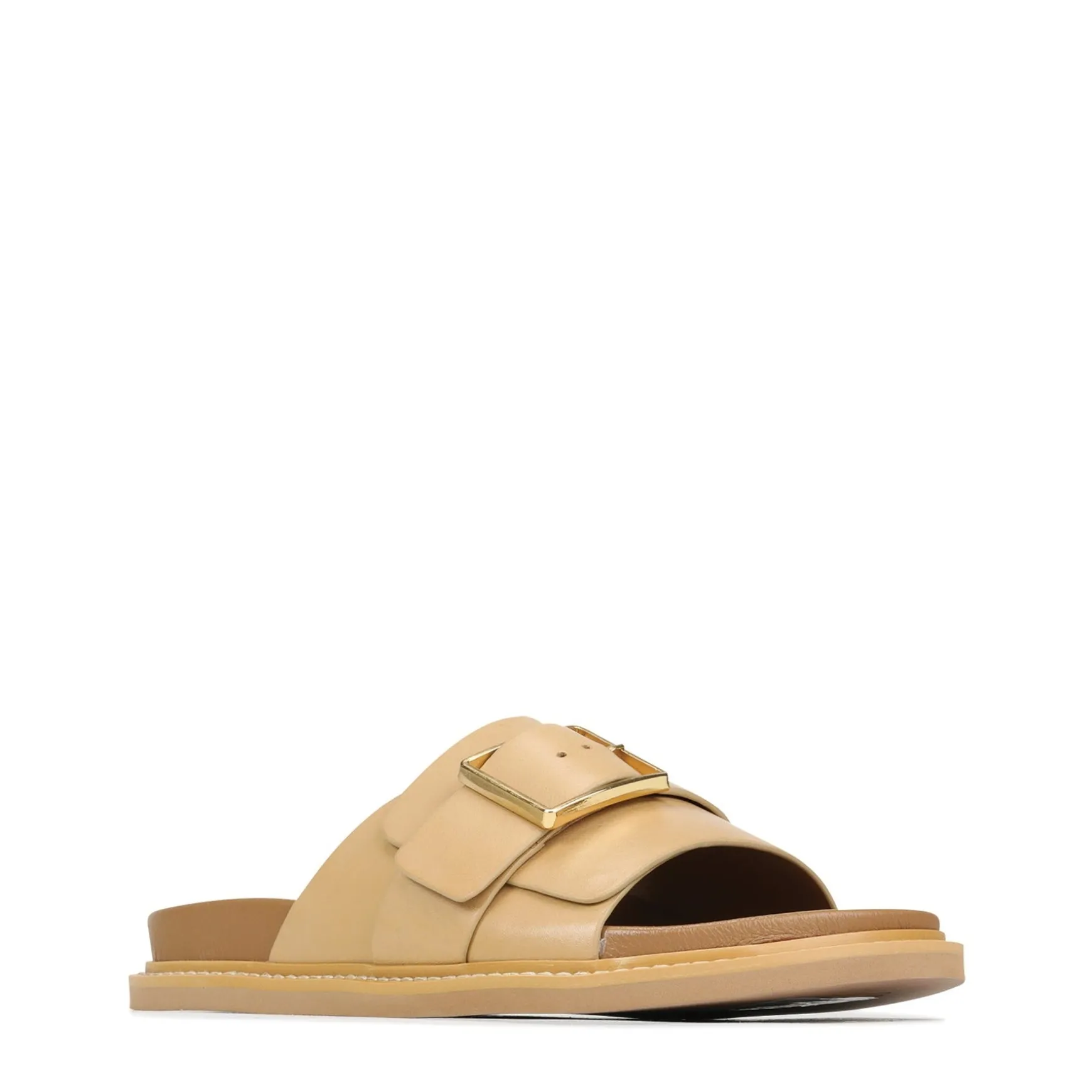 DEDE SLIDE LEATHER SANDALS>EOS Footwear Flash Sale