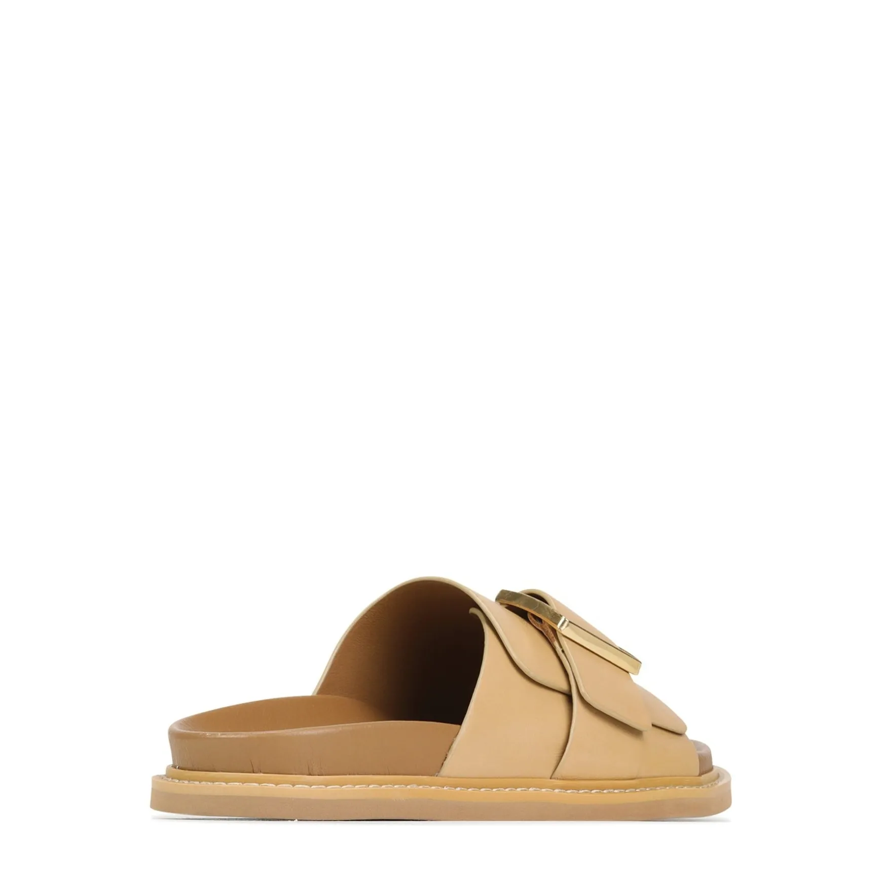 DEDE SLIDE LEATHER SANDALS>EOS Footwear Flash Sale