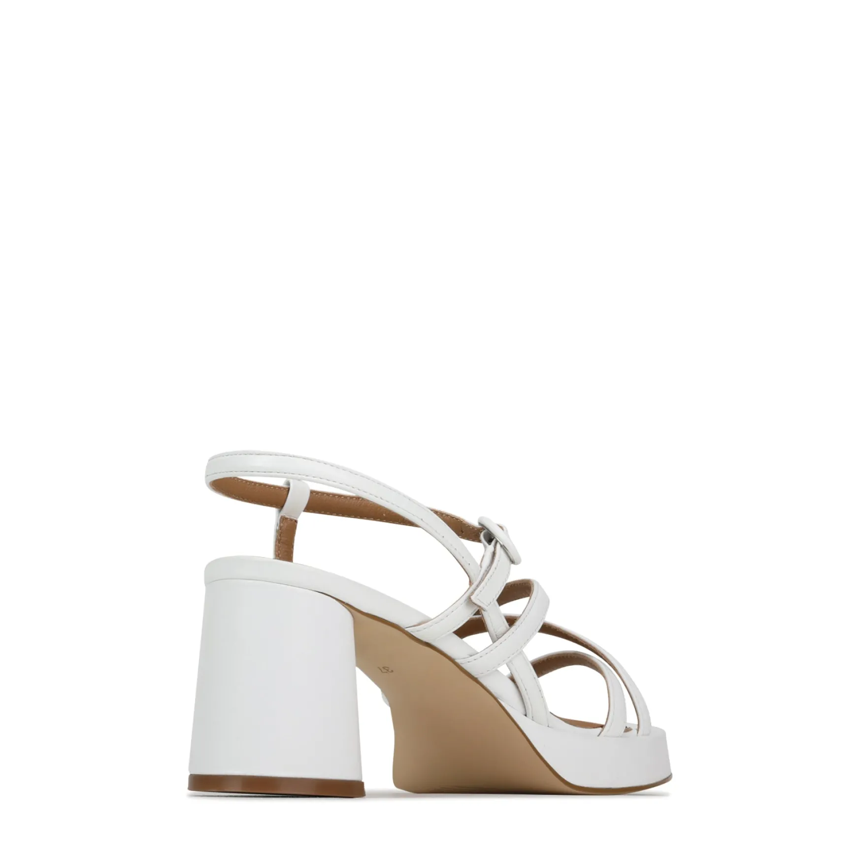 DORIANO LEATHER HEEL SANDALS>EOS Footwear Shop