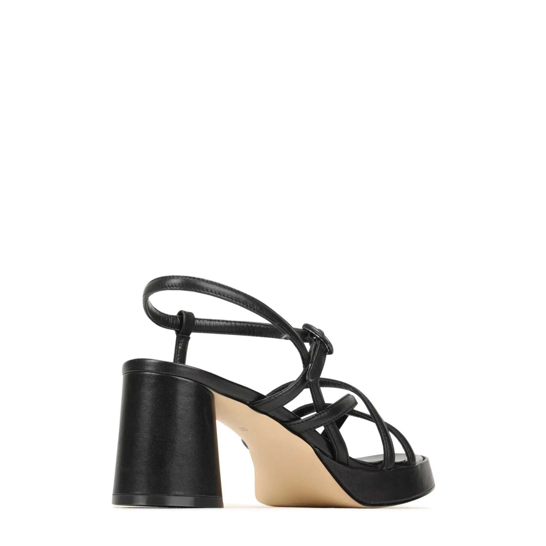 DORIANO LEATHER HEEL SANDALS>EOS Footwear Shop