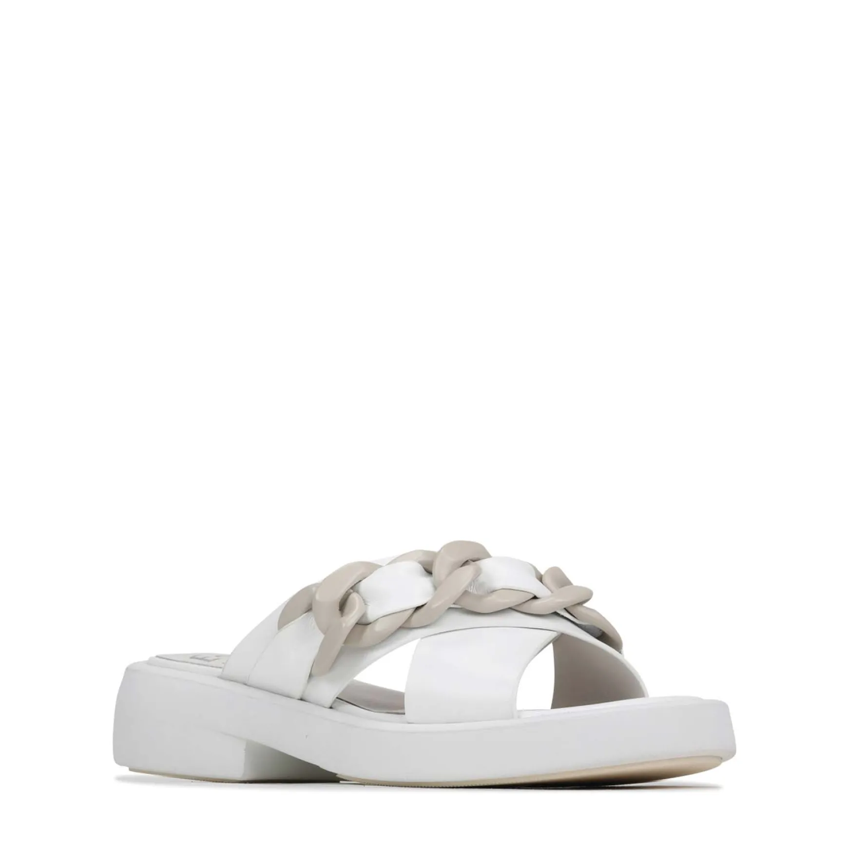 ELEASE LEATHER SLIDE HEEL SANDALS>EOS Footwear Hot
